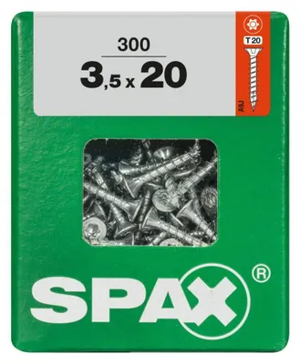 Produktbild von Spax Universalschrauben 3.5 x 20 mm TX 20 - 300 Stk.