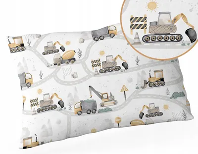 Produktbild von Kinder Kopfkissenbezug 40x60 Baumwolle mit Reißverschluss