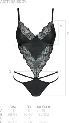 Produktbild von Passion-Exklusiv - PE Astrida body black L/XL