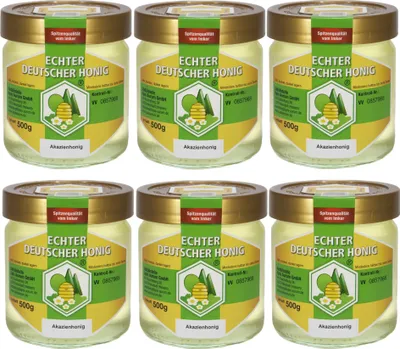 Produktbild von Akazienhonig / Robinienhonig 6x500g - Echter Deutscher Honig