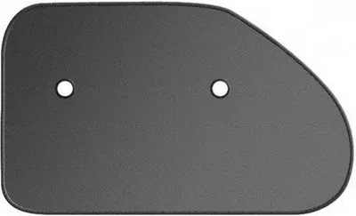 Produktbild von reer Sonnenblende für Dreieckscheiben, 2er Set, Sonnenschutz, Blendschutz, Sichtschutz, 74118