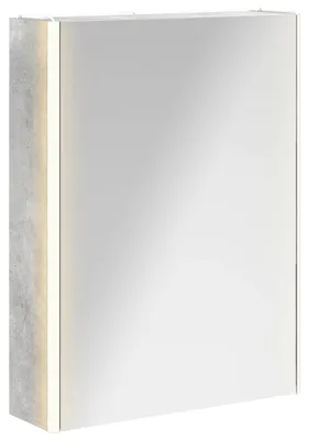 Produktbild von Badezimmerspiegelschrank Beton Grau 53,5 x 15,5 x 70 cm