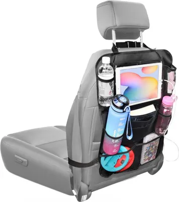 Produktbild von imoshion Autositz Organizer für Kinder – 9 Fächer - Inklusive Tablet-Halter – Schwarz