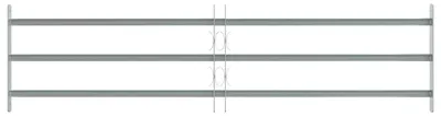 Image de vidaXL Grille de fenêtre Réglable avec 3 barres transversales 1000-1500 mm