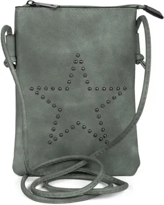 Produktbild von styleBREAKER Mini Bag Umhängetasche mit Nieten in Stern Form, Schultertasche, Handtasche, Tasche, Damen 02012235