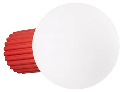 Produktbild von Wandleuchte HALO rot IP44 1xG9  8W Aluminium/Glas 12x17x12cm Sollux Lighting