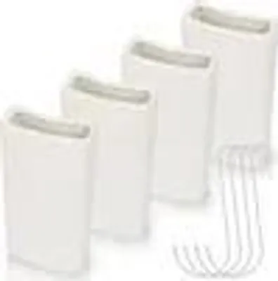 Produktbild von 4er Verdunster 400ml Luftbefeuchter Heizung Keramik Weiß Wasser Verdampfer Wasserverdunster