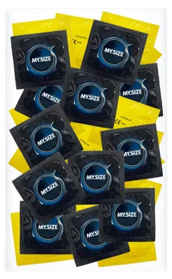 Immagine prodotto di MY.SIZE preservativi 53 mm, 50 Pezzi in sacchetto – preservativi per uomini, misura standard