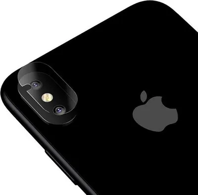 Obrázok produktu pre Ochranné sklo na kameru 9H pre iPhone X - Transparentné KP13975