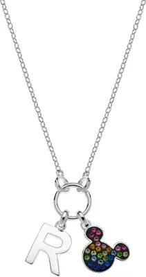 Immagine prodotto di Collane con ciondolo Disney Argento Da 43 cm a 49 cm Collezione Iniziali - bambino