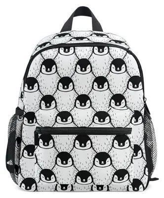 Productafbeelding van Rugzak voor kinderen, met borstband, kleurrijk eenhoornmotief, geschikt voor jongens en meisjes, polyester, afmetingen: 25,4 x 11,2 x 30,5 cm