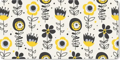 Produktbild von MuchoWow® Mauspad Mousepad Mädchen - Blumen - Muster - Mädchen - Kinder - Kinder 60x30 cm - Mousepads - Maus Mat - Pad - Mausunterlage - Nachhaltig