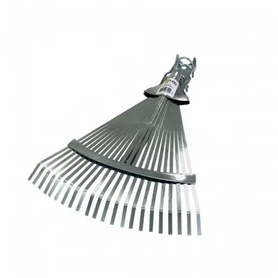 Produktbild von Laubbesen 22 flache Zinken, mit Schlaufe, verstellbar
