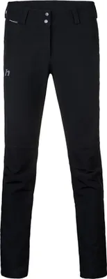 A pair of black women's ski pants.