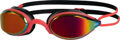 Produktbild von Zoggs Fusion Air Titanium - verspiegelte Schwimmbrille, Farbe:rot/schwarz
