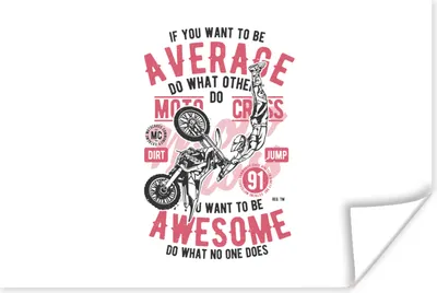 Produktbild von MuchoWow® Poster Mancave - Motor - Zitate - Vintage 30x20 cm - Plakate - Print