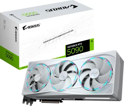 Obrázok produktu pre Gigabyte RTX5090 AORUS Stealth ICE 32GB GDDR7 HDMI 3xDP