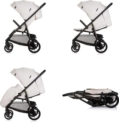 Obrázek produktu pro Kočárek Chipolino Kinderwagen Buggy Insta, včetně nánožníku, odpružení, koše, bezpečnostního pásu, skládací