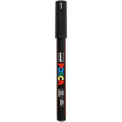 Produktbild von Uni-Ball uni POSCA PC-1MR, Schwarz, Schwarz, Bullet