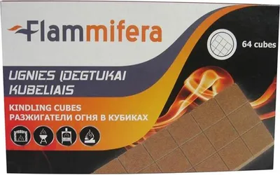 Produktbild von 64 x Anzündwürfel Kaminanzünder Grillanzünder Ofenanzünder Kamin Anzünder Kohle