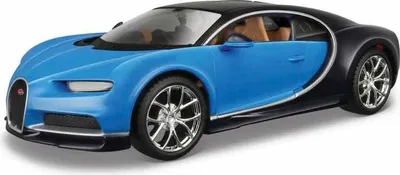 Produktbild von Maisto Bausatz Bugatti Chiron 1:24 modrá