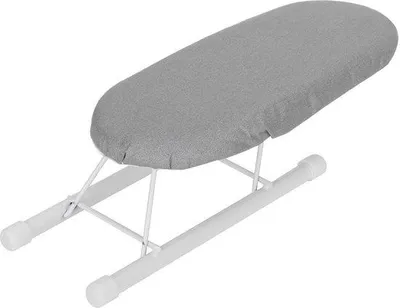Produktbild von Bügelbrett, faltbar - Mini-Bügelbrett - Zum Bügeln von Kragen/Manschetten - Für den Heimgebrauch/auf Reisen - 26 x 11 x 8 cm - Stahlbügel - Mini-Bügelbrett