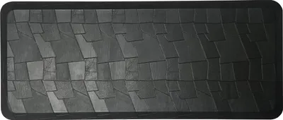 Produktbild von Ergonomische Küchenbodenmatte Beinentlastung Schwarz 44x100 cm