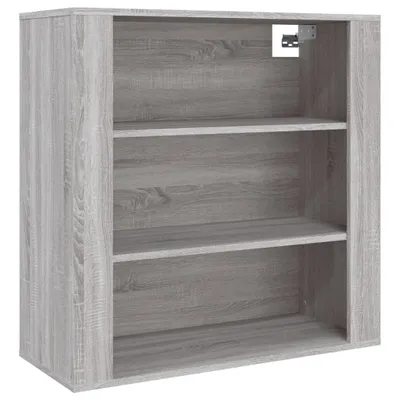 Obrázek produktu pro Nástěnná skříňka šedá sonoma 80x33x80 cm kompozitní dřevo