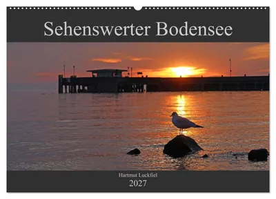 Produktbild von Sehenswerter Bodensee (Wandkalender 2027 DIN A2 quer), CALVENDO Monatskalender