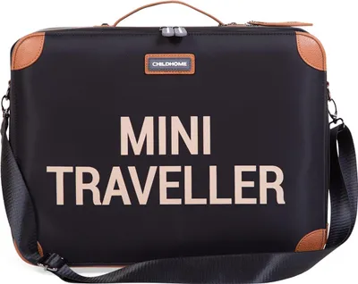 Produktbild von CHILDHOME Reisekoffer Schwarz Gold