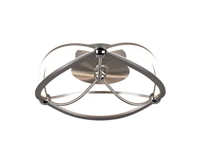Zdjęcie produktu dla Lampa sufitowa nowoczesna wbudowany LED CHARIVARI srebrny Trio 621210107
