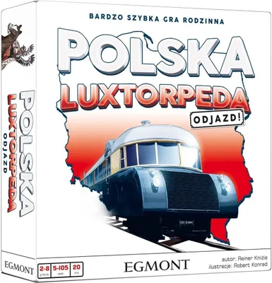 Produktbild von EGMONT Spiel Polska Luxtorpeda Abfahrt! 09793