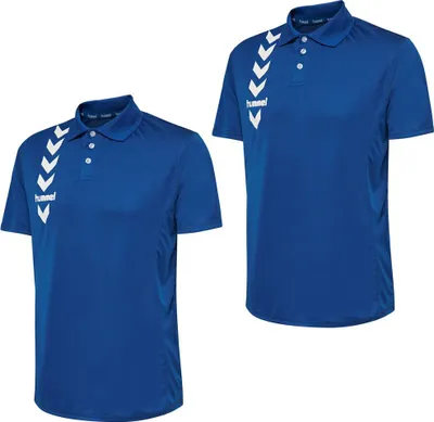 Produktbild von Hummel Kurzarm-poloshirt 2 Einheiten Blau XL Mann Blau XL