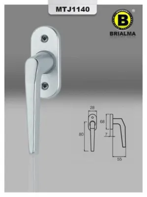 Produktbild von Fenstergriff Jolly Aluminium Weiss