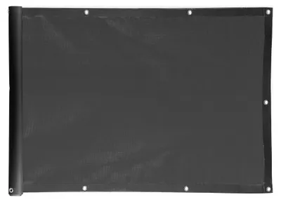 Produktbild von Balkonverkleidung Sichtschutz PVC blickdicht Balkonumspannung Zaunverkleidung Windschutzfolie (600 x 90 cm, Anthrazit)