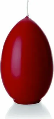 Produktbild von Eikerzen Altrot 61 x 44 mm, Inhalt 30 Stück, Ostereikerzen, Osterdeko