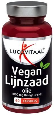 Produktbild von Veganes Leinsamenöl 1000 mg Omega 3-6-9 60 Kapseln