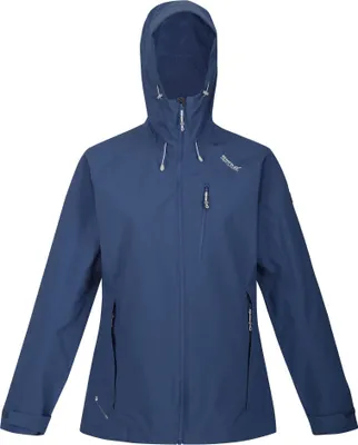Produktbild von Regatta Birchdale Softshelljacke Damen mit Kapuze, Farbe:Blau, Größe:36