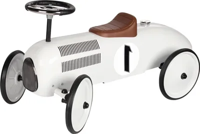 Produktbild von Goki Rutscherfahrzeug - weiß - Lauflernfahrzeug für Kleinkinder - Spielzeug