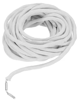 Beschwerungsband für Gardinen, 12 m, 20 g, weiß