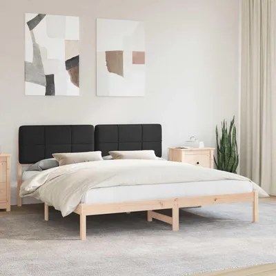 Obrázek produktu pro Maison Exclusive – postel s čalouněným čelem, černá, 180 x 200 cm
