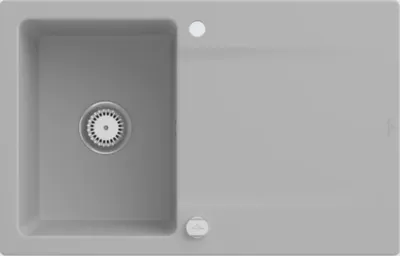 Produktbild von Villeroy & Boch Keramikspüle 333402SM, Siluet 45 Einbauspüle - inkl.