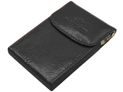 Obrázek produktu pro WITTCHEN pouzdro na vizitky BLACK z pravé kůže elegantní pohodlné praktické uni