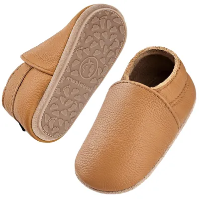 Produktbild von IceUnicorn Krabbelschuhe Baby Lauflernschuhe Weicher Leder Jungen Mädchen Leders