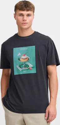 Produktbild von Solid SDNong Herren T-Shirts Kurzarmshirt Shirt mit Rundhals Druck 100% Baumwolle Regular fit