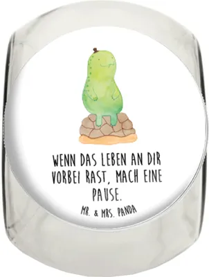 Produktbild von Mr. & Mrs. Panda Candyglas Schildkröte Pause XL 2000ml - Weiß - Geschenk, Panzer, Achtsam, Kaffeedose, Naschdose, Vorratsdose Glas, Aufbewahrungsdose, Vorratsbehälter
