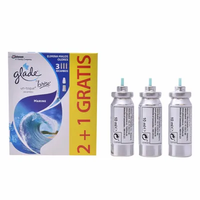 Image de Glade One Touch Air Freshener Refill Marine 3 Pieces