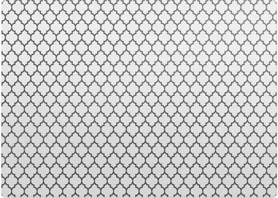 Produktbild von Geometrisches Muster – Bodenschutzmatte – Stuhlunterlage 140x100 cm – Rutschfest – Hartbodenmatte