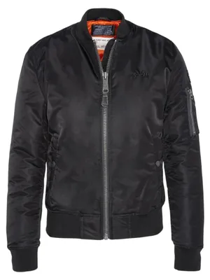 Produktbild von Schott NYC Damen Airforcewrs Bomber Schott Jacke, Schwarz, 32