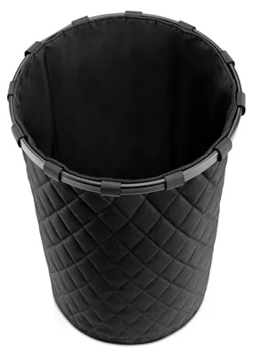Aufbewahrungskorb L Rhombus Schwarz, 50 l, recyceltes Polyester